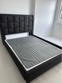 Headboard and frame