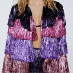 Nastygal Fringe Jacket