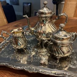 4 Piece Silver Tea Set
