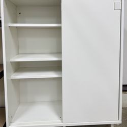 Sturdy White Storage Cabinet – Great for Garage or Workshop