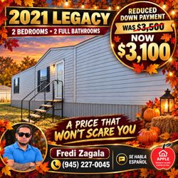 A beautiful home for you Legacy 2021 new ac
