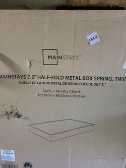 mainstay  box spring twin new