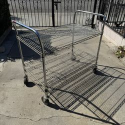 Uline Wire Metal Cart
