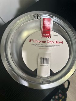 8" chrome drip bowl