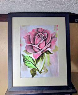 Watercolor rose