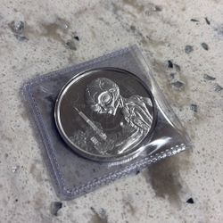 1 Troy Ounce Pure Silver Alien Ghana 2021 