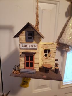 Decor Birdhouse Coffee Shop