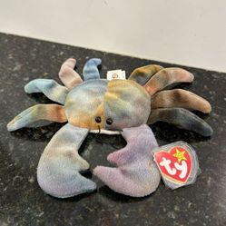 TY Beanie Baby “Claude” the Crab Colours Vary Retired Vintage MWMT (6 inch) 