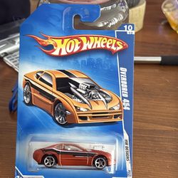 ERROR SMALL REAR WHEEL Vintage 2001 Hot Wheels Overbored 454 Orange Malaysia New Old Stock