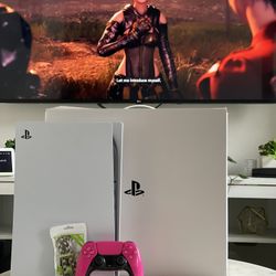 PlayStation 5 Disc Edition And Nova Pink Controller! (PS5)