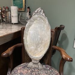 24x11 Fish Platter With Oval Serving Dish Insert