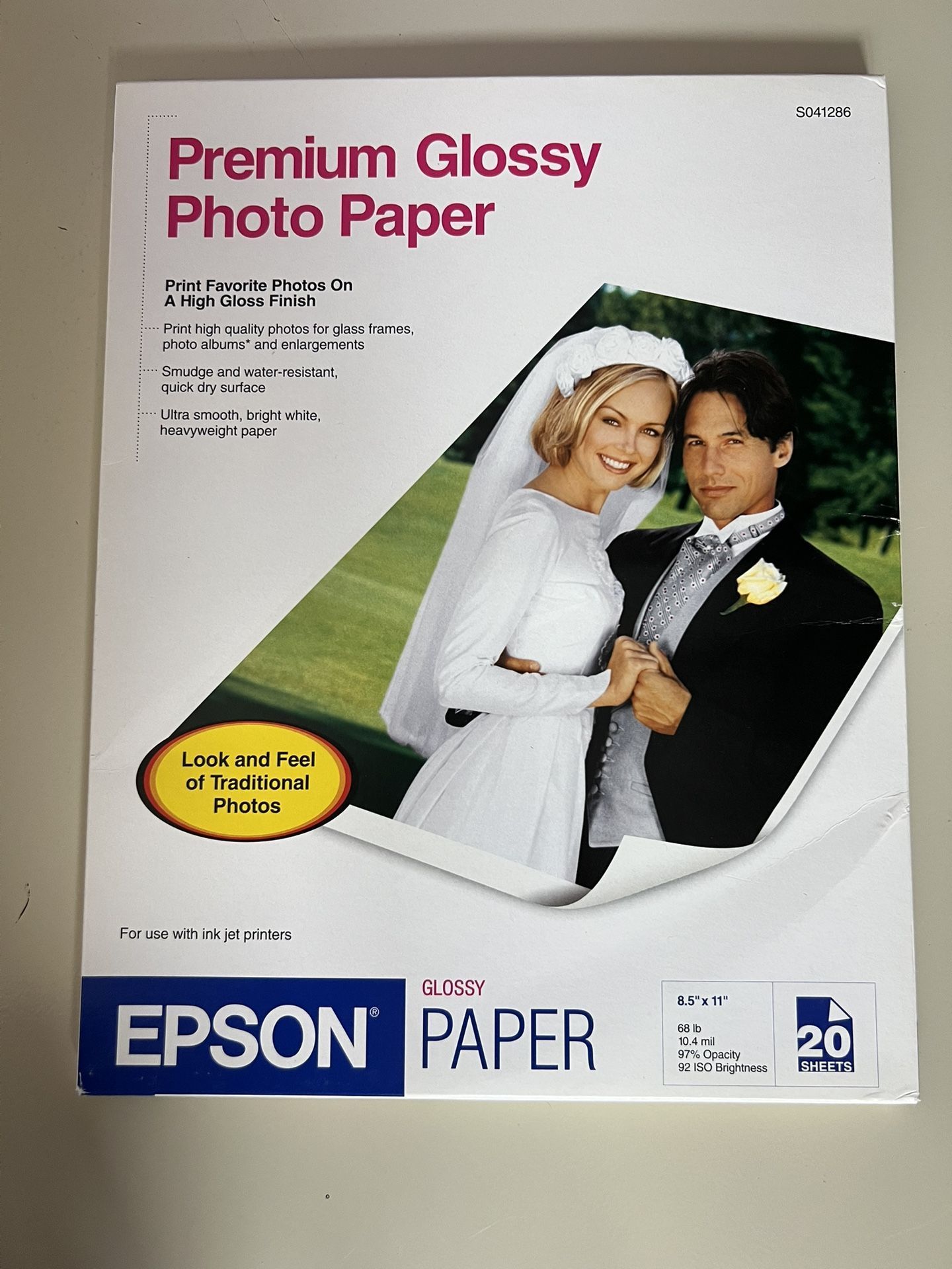 EPSON Inkjet Photo Quality Printing Paper in Different Sizes & Types.