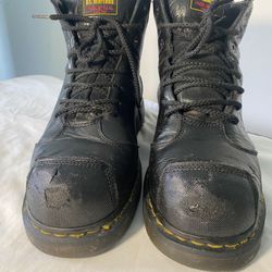 Dr.Martens Industrial Steel Toe Shoes , Sz14 Preowned .