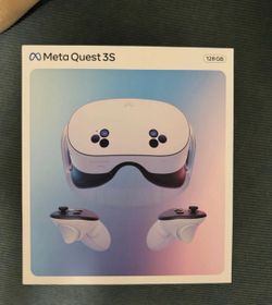 Meta - Quest 3S 128GB | Virtual Reality Headset Without Wires — Thirty-Three Percent More Memory — 2X Graphical Processing - White