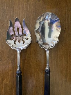 Silver Plated Fork and Spoon