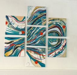 One of a kind art ( 7 pieces)