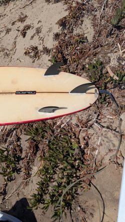 Surfboard midlength 7'6