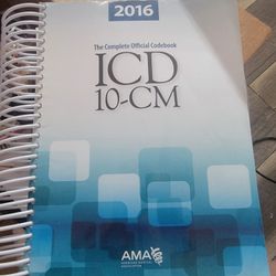 2016 ICD 10 Code Book