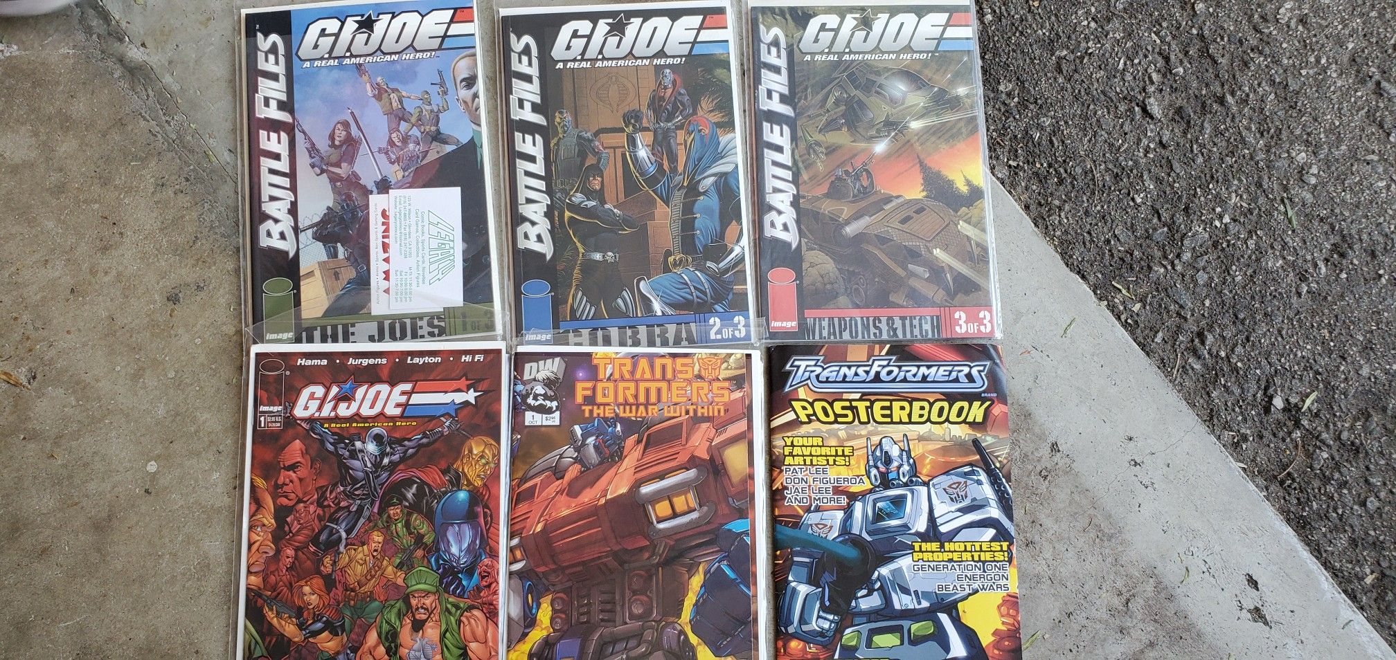 G.I. Joe Battle Files, Transformers The War Within comics