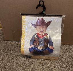 12-18 Month Wee Wrangler Cowboy Halloween Costume - NO HAT