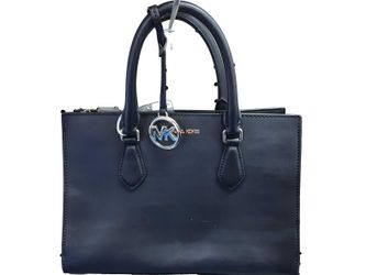 Michael Kors Ziptop Handled Purse Black Purse / Handbag