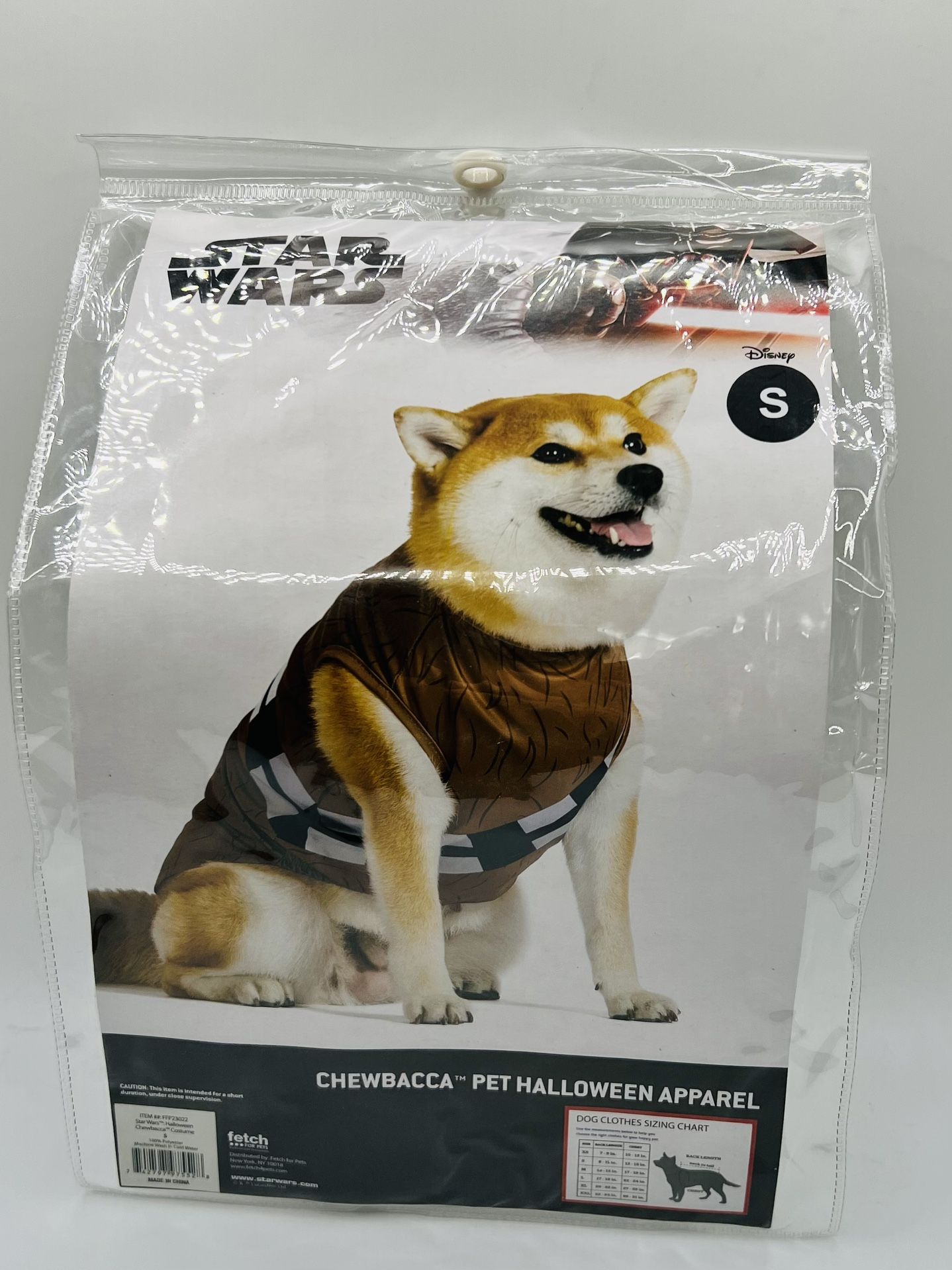 NEW Star Wars Hans Solo Dog Costume SZ Small