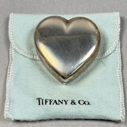 Tiffany And Co Heart Pill Box