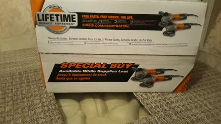 RIDGID 4-1/2 in. Anghole Grinder 2 Pack