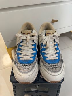 Gucci Ultrapace, Multicolor, Leather and Mesh Lace up sneaker. Size 6