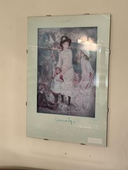 Vintage Renoir Museum of Fine Arts Boston Art Poster