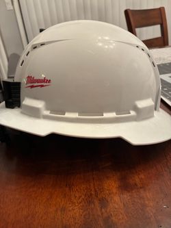 Milwaukee Full Brim Hard Hat White