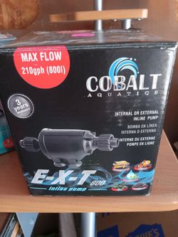 Cobalt Inline Pump   New In  Box!