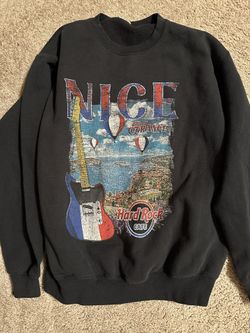 PACSUN Hard Rock Cafe Nice France Crew Neck Large Sweatshirt