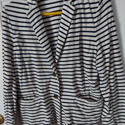 Womems J Crew Blazer , Jacket Stripe