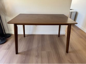 Wooden dining table