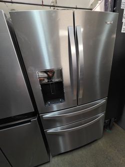 Whirlpool 4 Door Stainless Steel Refrigerator 