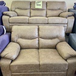 💥HUGE Blowout Furniture Sale!💥 Brand New Sofa Loveseat Livingroom Set! $50 Down Takes It Home Today!
