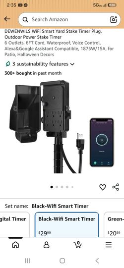 Smart plug in timer