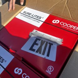 Exit Signs Brand New In Box