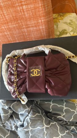 Chanel Quilted Leather Flap Bag Burgundy