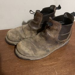 Size 12W leather Georgia work Boots