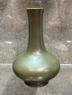 Chinese Tea dust Glazed Vase