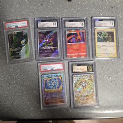 Graded pokemon cards
