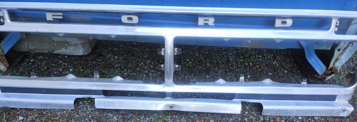 1973 to 1979 Ford (Dent Side) F100, F150, F250, F350, Bronco Chrome Grille (No Inserts)
