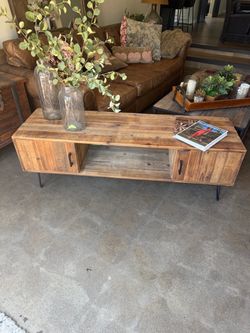 Wood TV stand