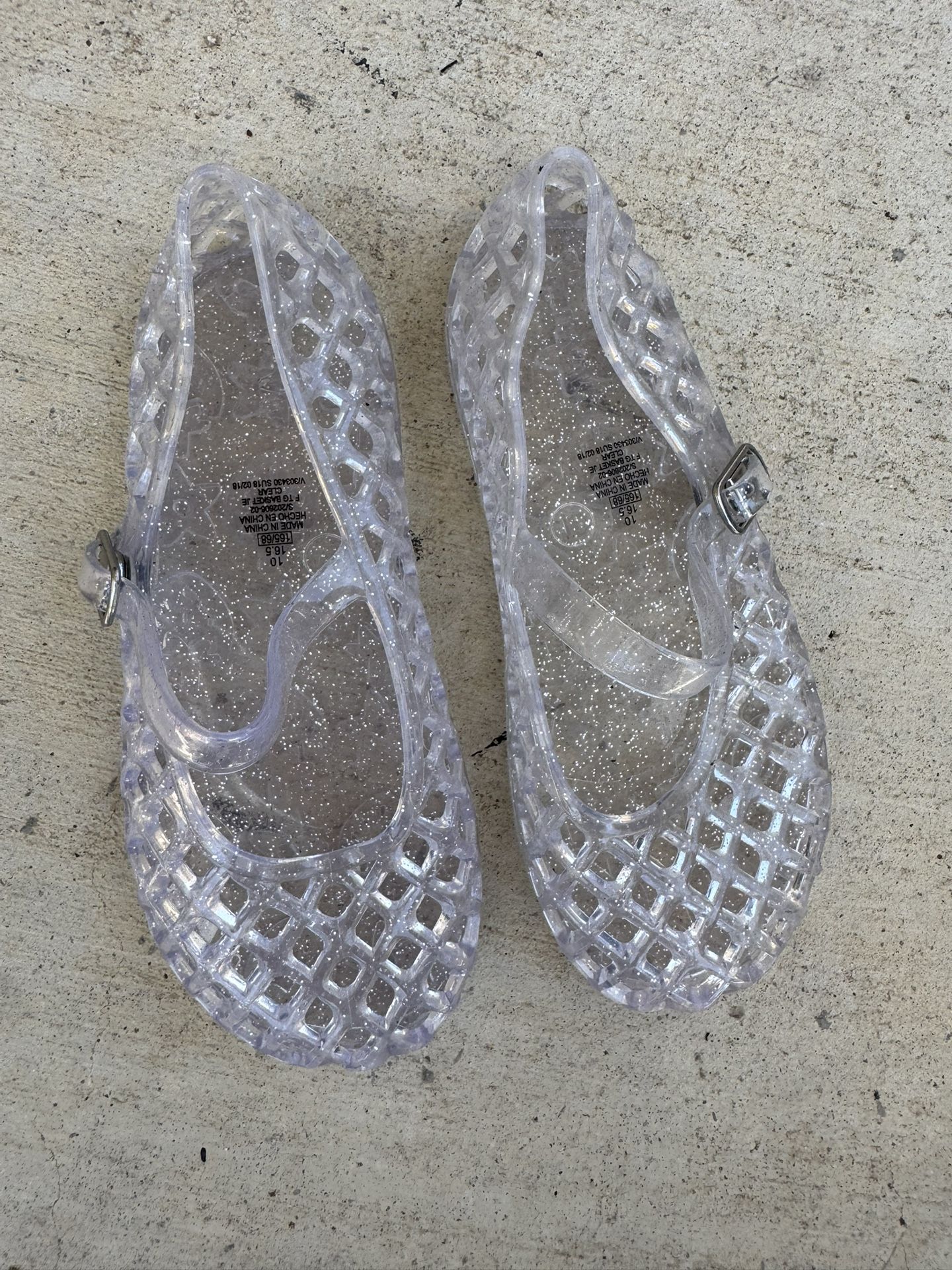 Girls Clear Jelly Sandals