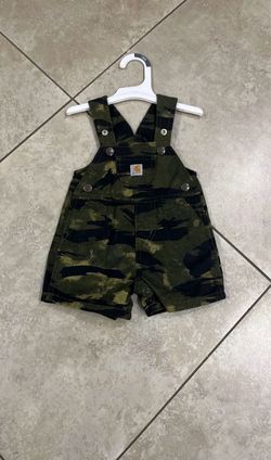 Carhart Baby Boy’s Camouflage Overalls / Shorts, Size 6 Months