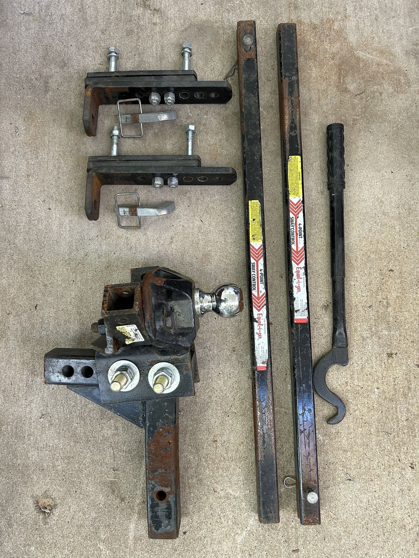 10k Used 4 Point Sway Equalizer Weigh Distribution Hitch