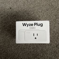WYZE WLPP1 Voice Assistant Alexa and Google White Smart WiFi Plug - 2 Pack
