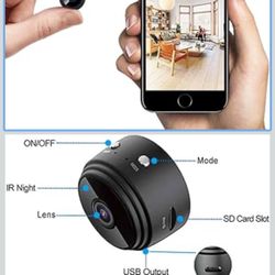 Spy Camera 1080P WiFi Hidden Camera Wireless Indoor Secret Cameras Mini Nanny Spy Cam Home Security Surveillance Cameras Micro Small Monitor Video Cam
